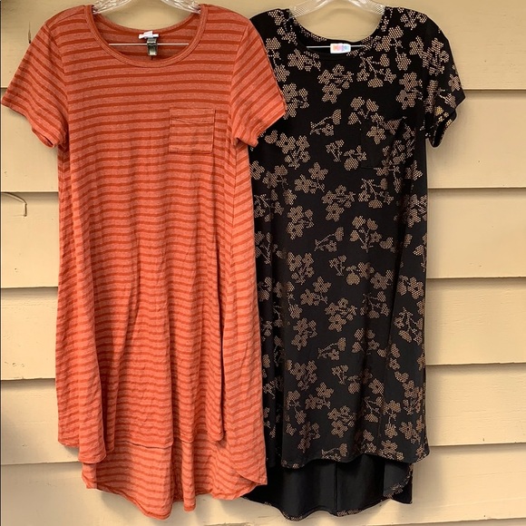 LuLaRoe Dresses & Skirts - Bundle of 2 Carly Dresses Lularoe XS/S